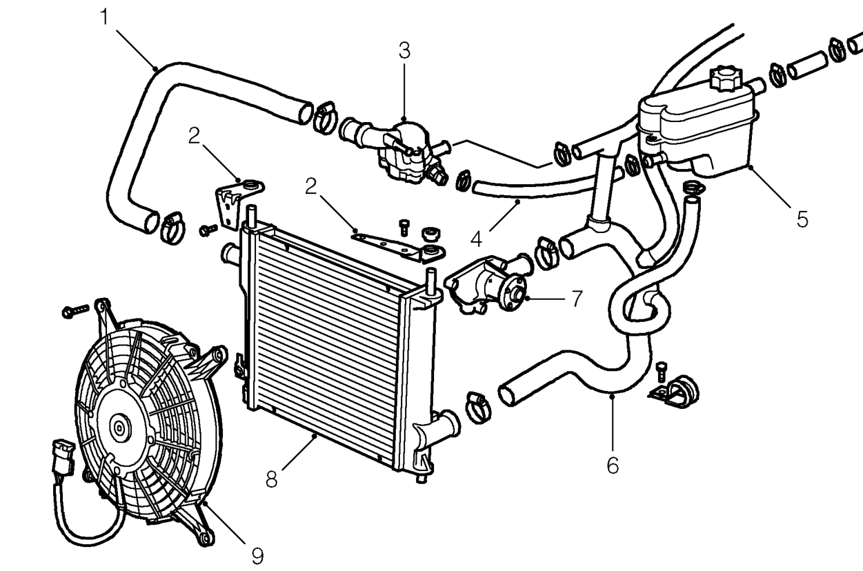 Cooling system components
