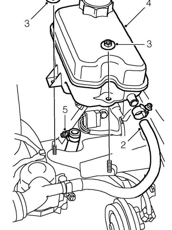 Coolant expansion tank – Drain cooling system. See Adjustments.