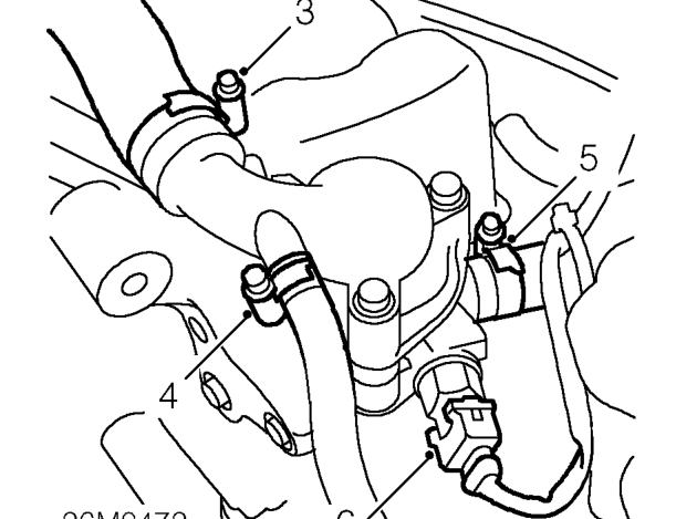 Thermostat – Drain cooling system. See Adjustments.