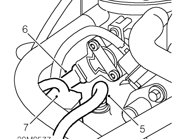 Inlet and exhaust manifold gasket – Disconnect throttle cable from throttle cam and position aside.