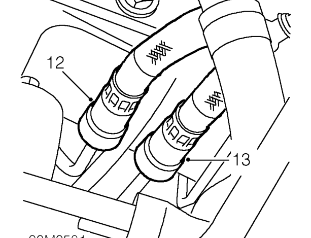 Position absorbent cloth around fuel line quick fit connectors.