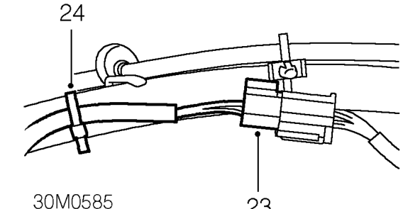 Remove front pipe to manifold gasket. See this section.