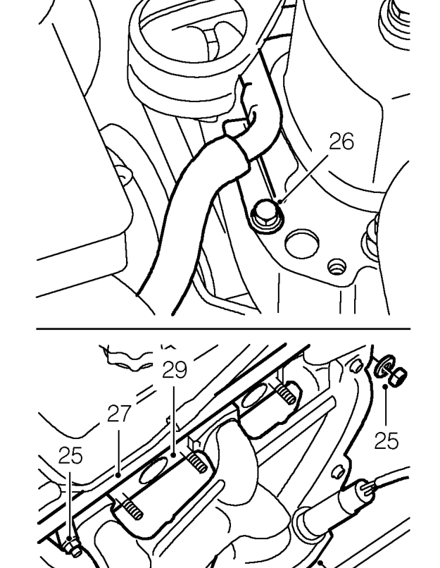 Release cable tie securing HO2S lead to harness.