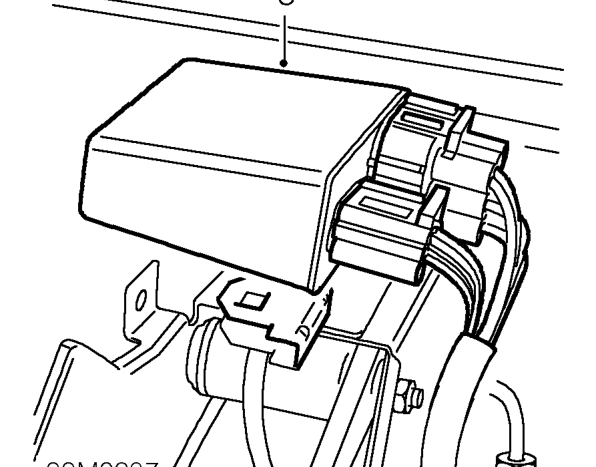Master cylinder – Remove air cleaner. See ENGINE MANAGEMENT SYSTEM - MEMS, Repairs.