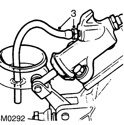 Slave cylinder – Remove engine breather/oil separator. See EMISSION CONTROL, Repairs.