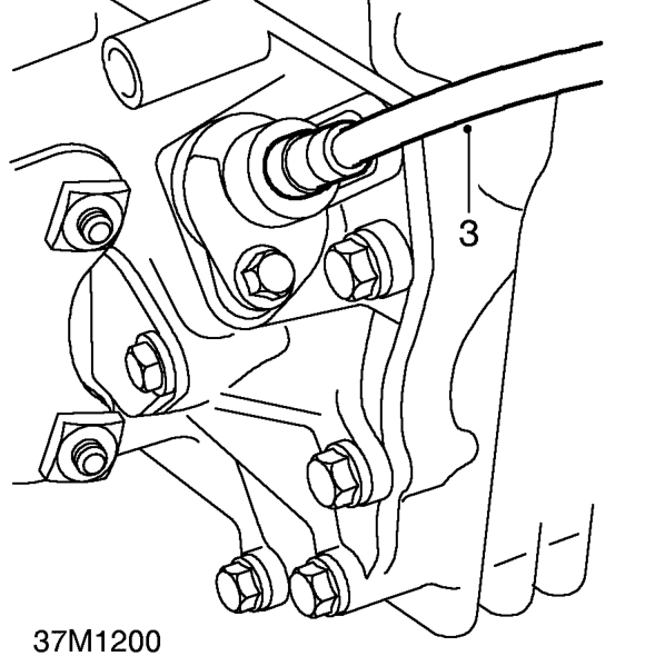Speedometer drive pinion – Disconnect battery earth lead.