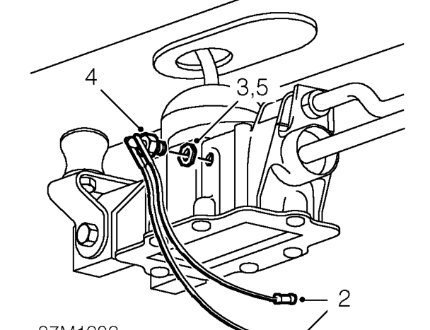 Reverse light switch – Raise front of vehicle.