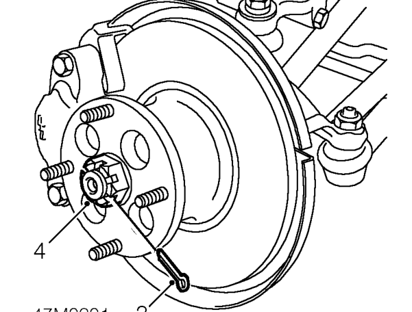 Drive shaft and outer joint – Remove road wheel(s).