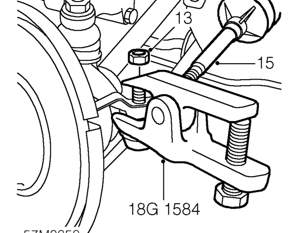 Remove steering column assembly.