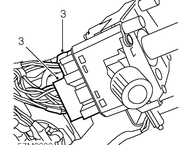 Steering column assembly – Remove rotary coupler. See ELECTRICAL, Repairs.