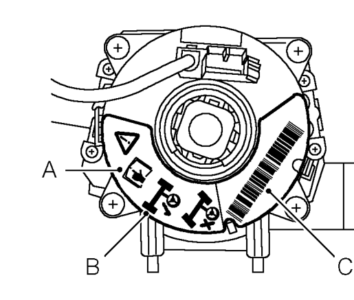 Warning labels – Refer to the Owner’s Handbook for information on the airbag system.