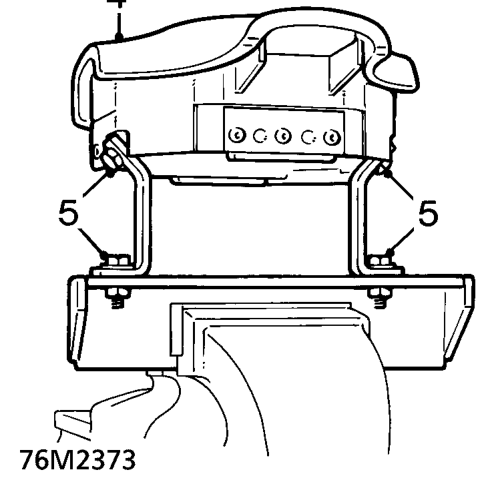 Deployment of airbag module – Position tool SMD 4082/2 in vice, ensuring that vice jaws grip tool above bottom flange to