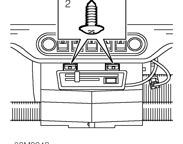 Heater valve control cable – Disconnect battery earth lead.