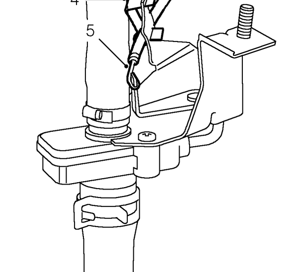 Heater valve control cable – Remove nut securing heater valve to fascia rail.