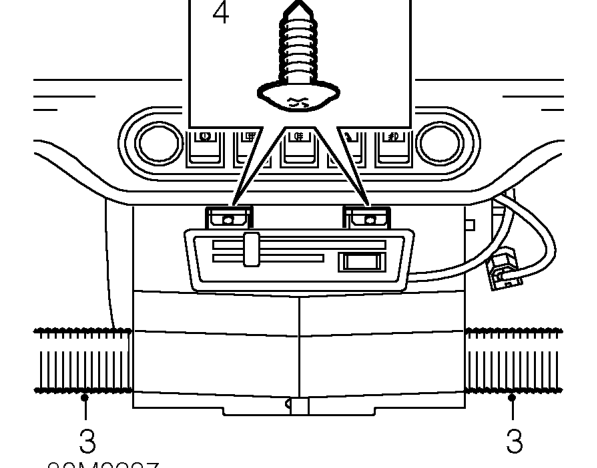 Resistor unit – Remove air intake duct from heater.