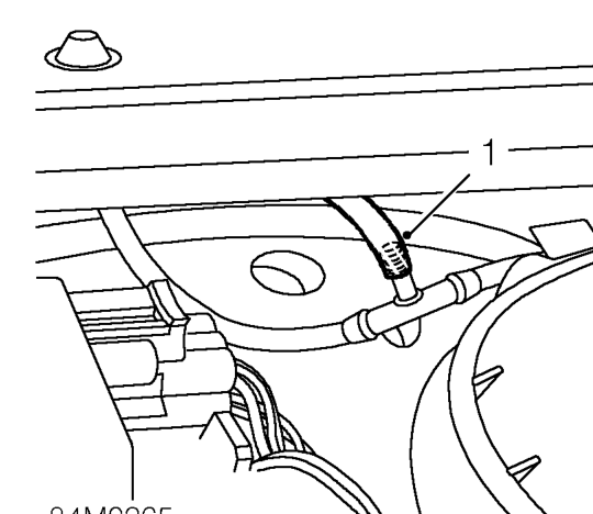 Washer tube – Service repair no - 84.10.15