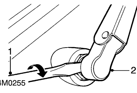 Wiper arm – Service repair no - 84.15.01