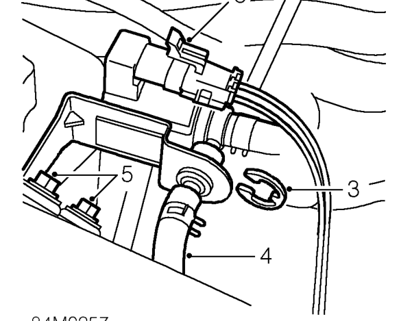 Windscreen wiper motor – Remove both windscreen wiper arms. See this section.