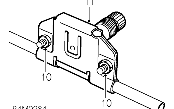 Collect 2 rubber spacers.