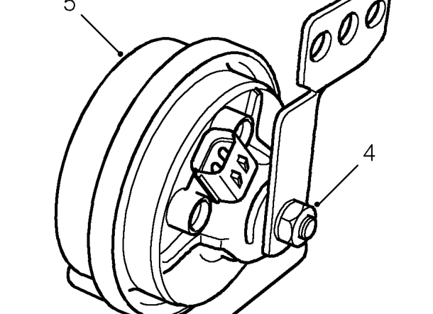 Horn – Remove horn and mounting bracket.