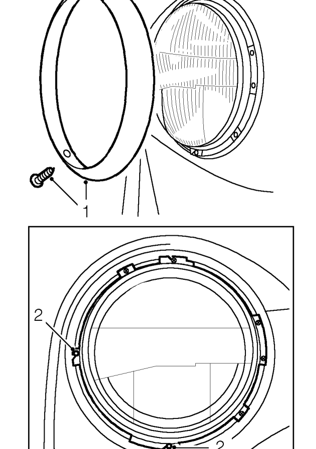 Headlamp – Service repair no - 86.40.27