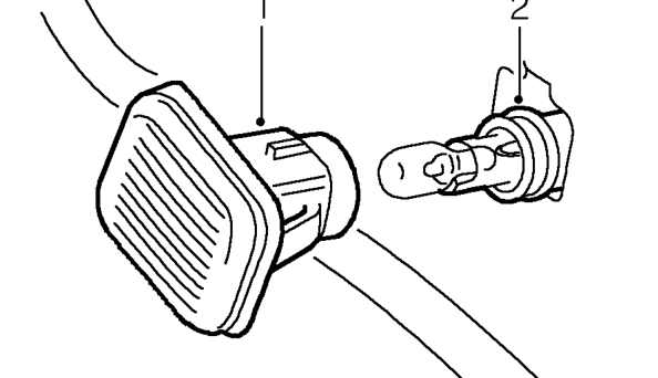 Side repeater lamp – Service repair no - 86.40.51