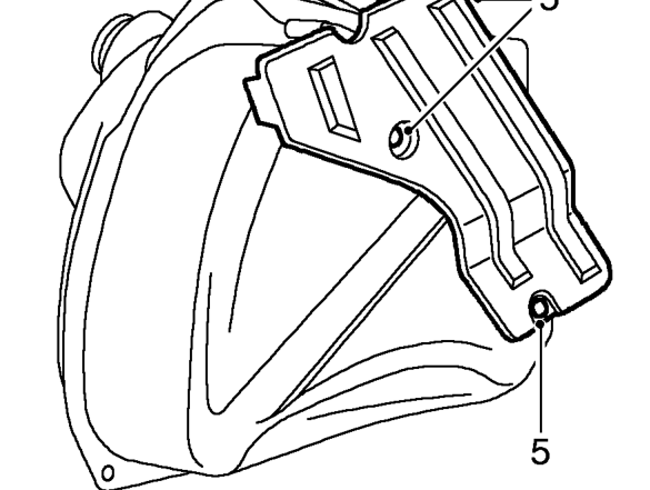 Lh side only – Disconnect battery earth lead.