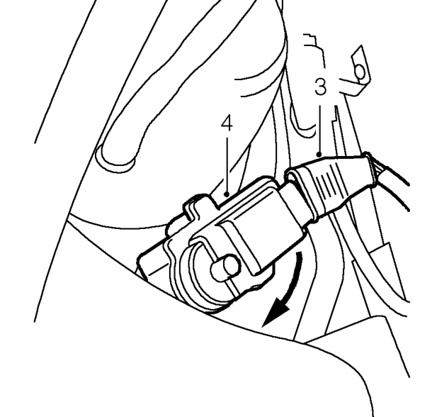Headlamp adjuster unit – Raise front of vehicle.