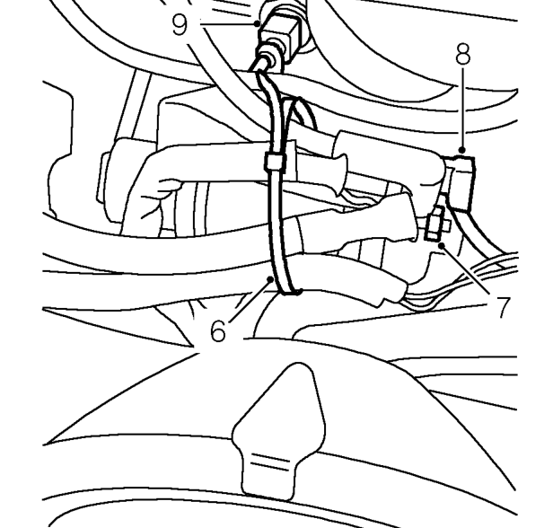 Starter motor – Remove radiator from its lower mountings and move it to LH side for access to starter moto