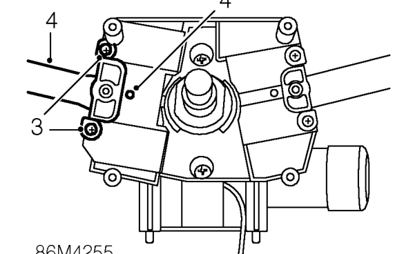 Indicator/headlamp switch – Disconnect 2 multiplugs from switch.