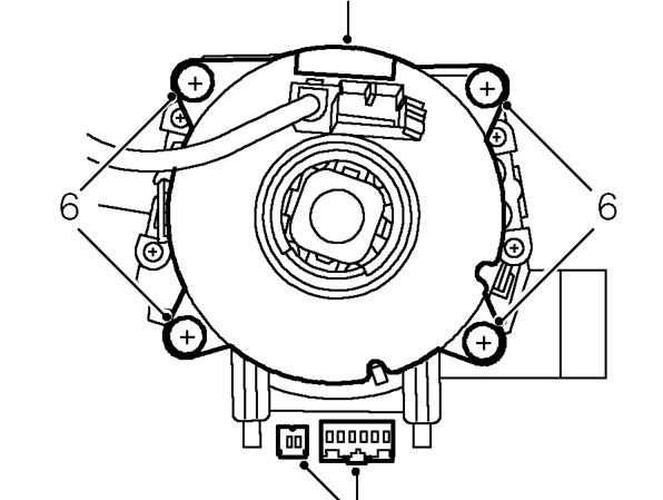 Rotary coupler – Remove steering wheel. See STEERING, Repairs.