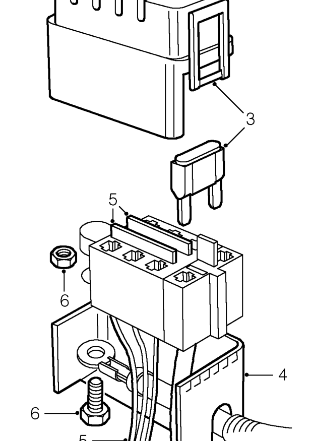 Engine compartment fuse box – Release fuse box retainers from ECM mounting bracket.