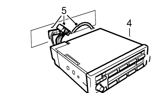 Cd player – Using a 2.5 mm Allen key, slacken 2 captive screws securing unit.
