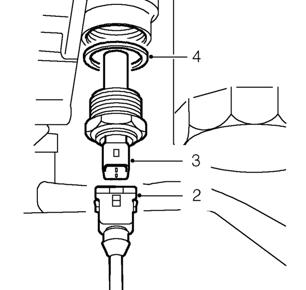 Oil temperature gauge sensor – Remove front grille. See BODY, Exterior fittings.