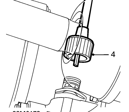 Cable assembly - speedometer - upper – Remove radio. See ELECTRICAL, Repairs.