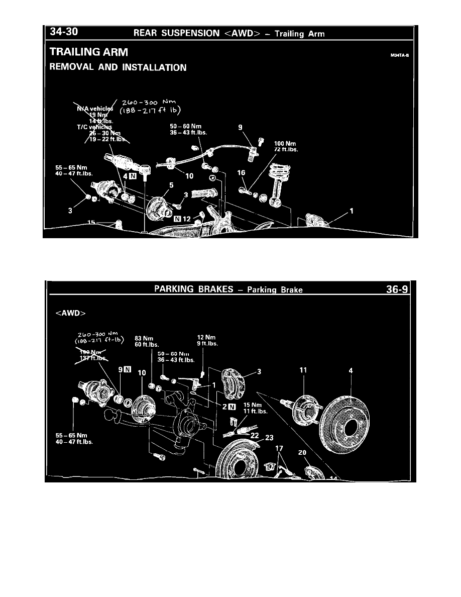 Mitsubishi Service and Repair Manuals > 3000GT AWD V62972cc 3