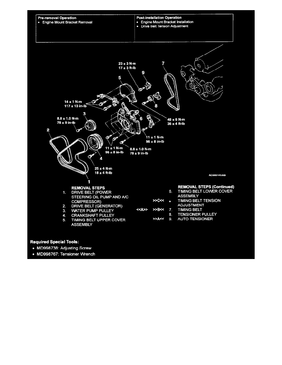 Mitsubishi Service and Repair Manuals > Eclipse RS L42350cc 2