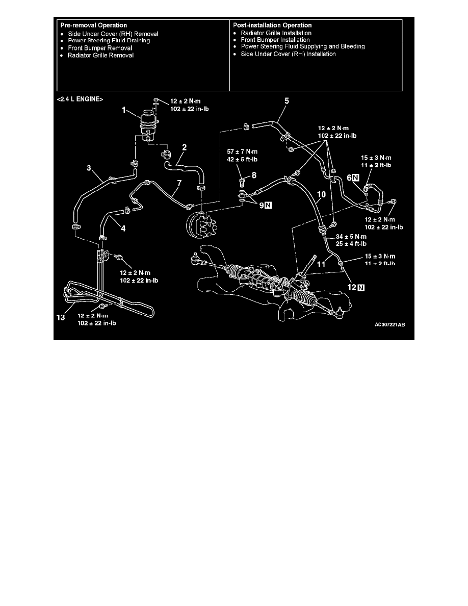 Mitsubishi Service and Repair Manuals > Galant L42.4L (4G69