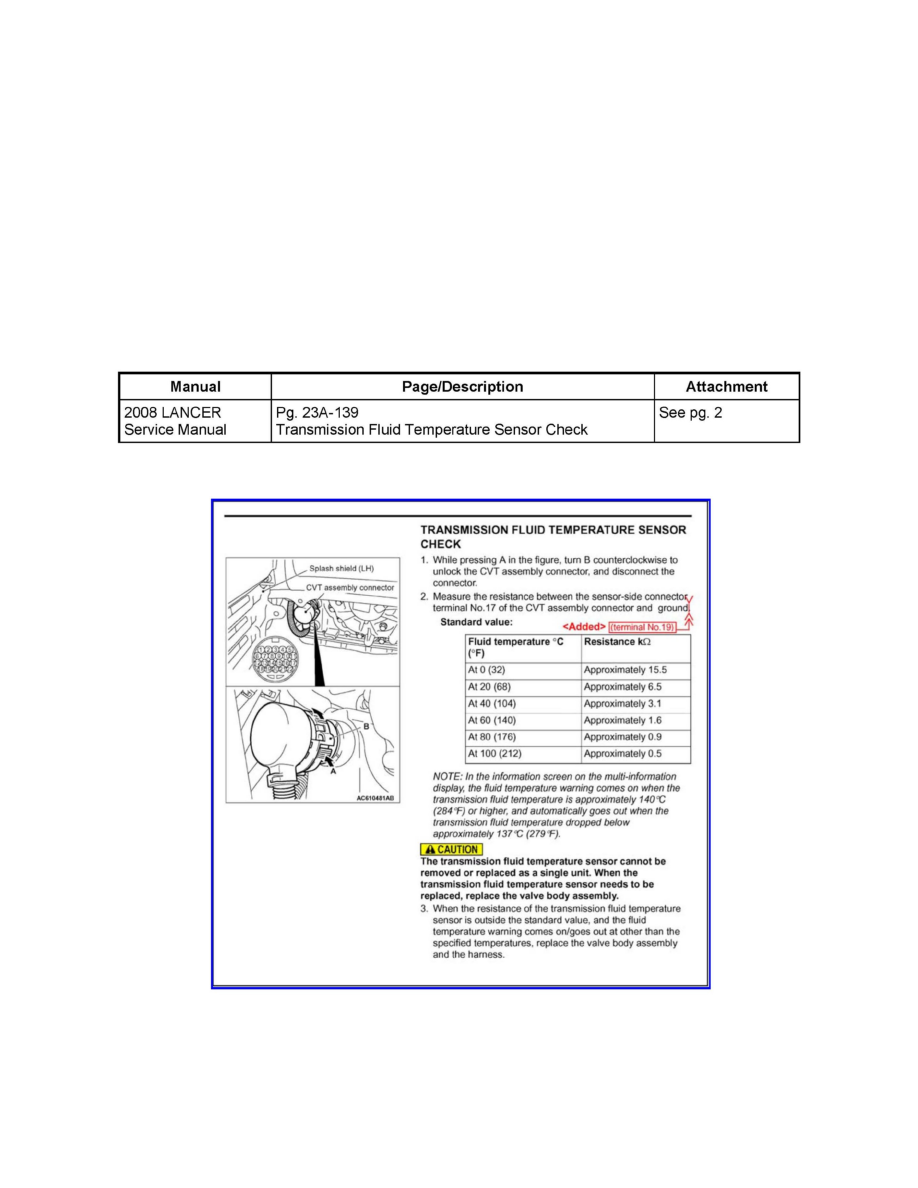 Mitsubishi Service and Repair Manuals > Lancer L42.0L (4B11