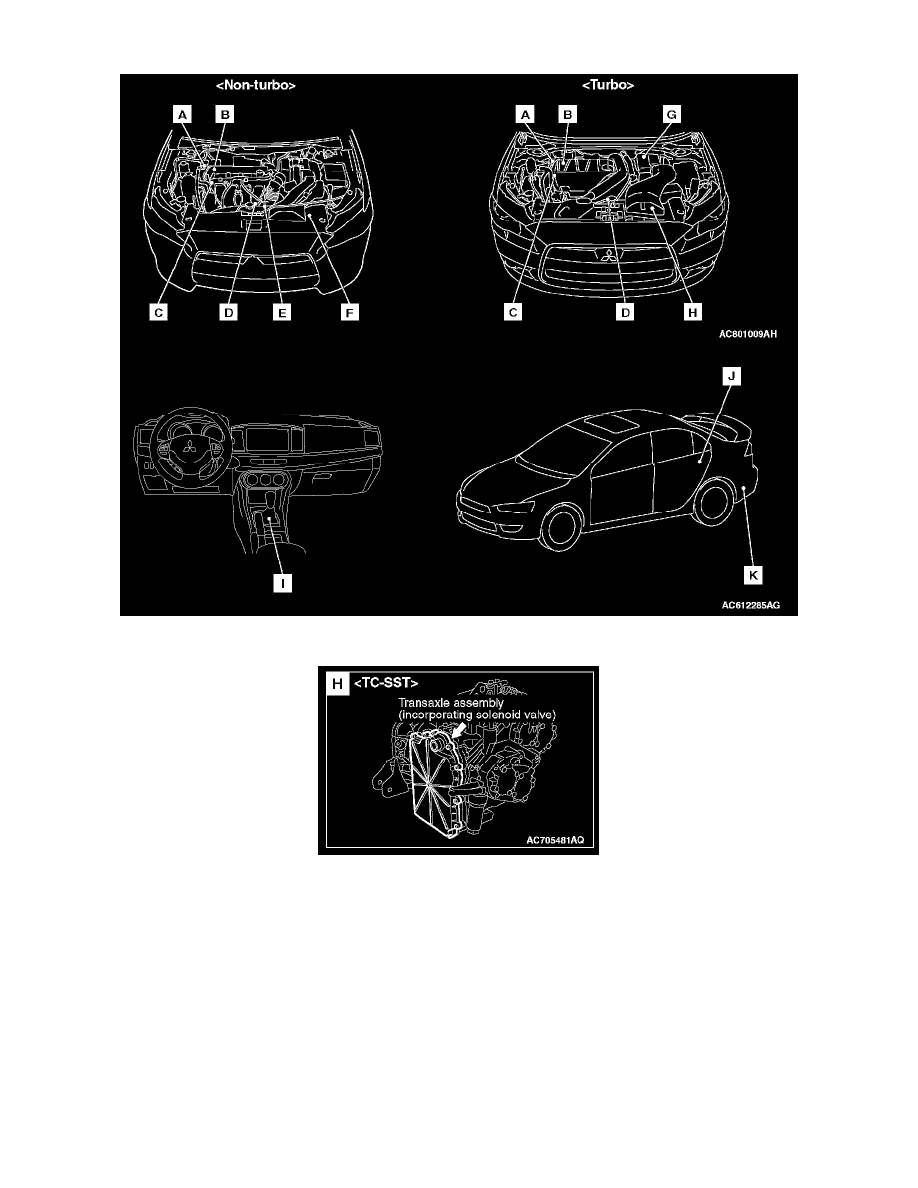 Mitsubishi Service and Repair Manuals > Lancer L42.4L (4B12