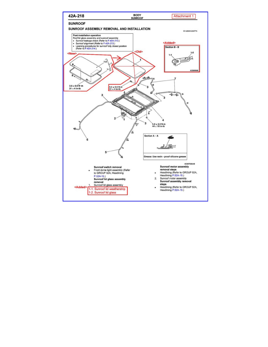 Mitsubishi Service and Repair Manuals > Outlander 4WD L42.4L