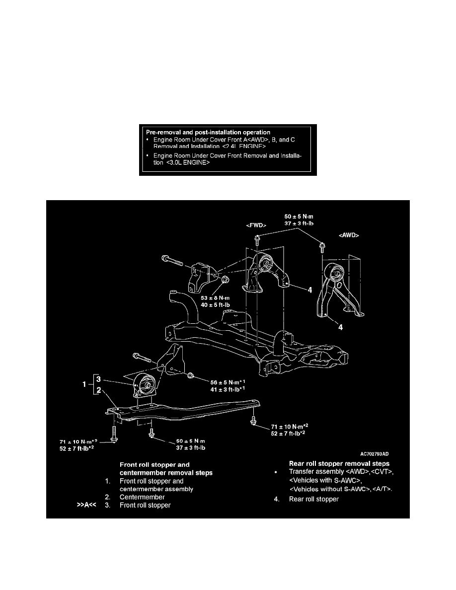 Mitsubishi Service and Repair Manuals > Outlander AWD L42.4L
