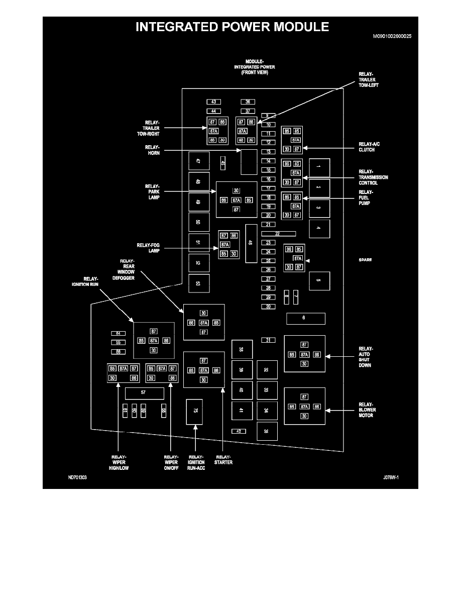 Mitsubishi Workshop Manuals > Raider 2WD V6-3.7L SOHC (2007) > Relays