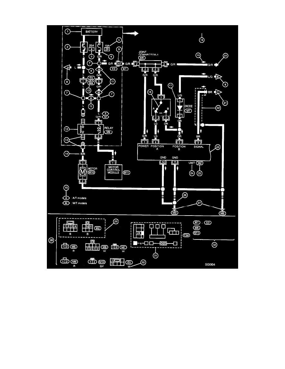 Nissan and Datsun Service and Repair Manuals > Pathfinder 4WD V63.3L (VG33E) (1996