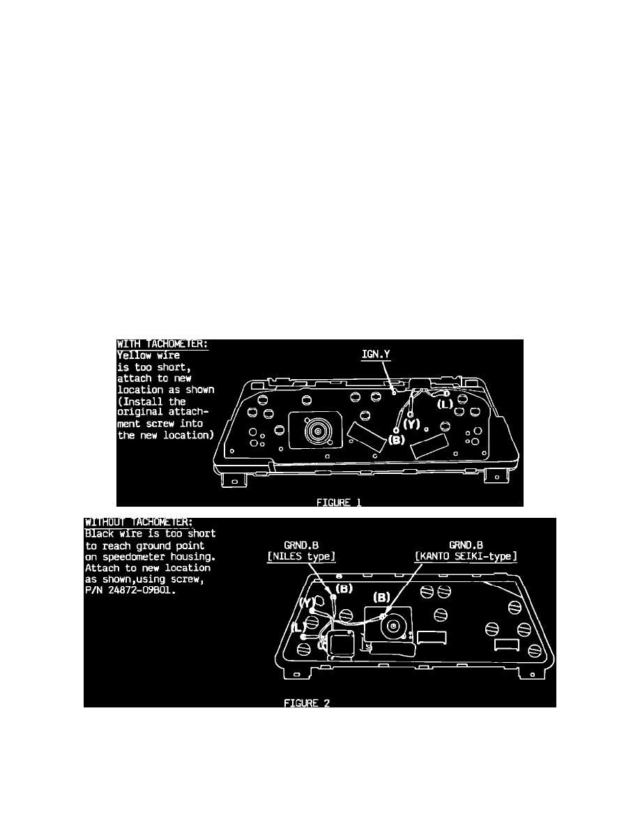 ... Power Unit <--> [Instrument Panel Voltage Regulator] > Component  Information > Technical Service Bulletins > Instruments - Voltage Regulator  Replacement