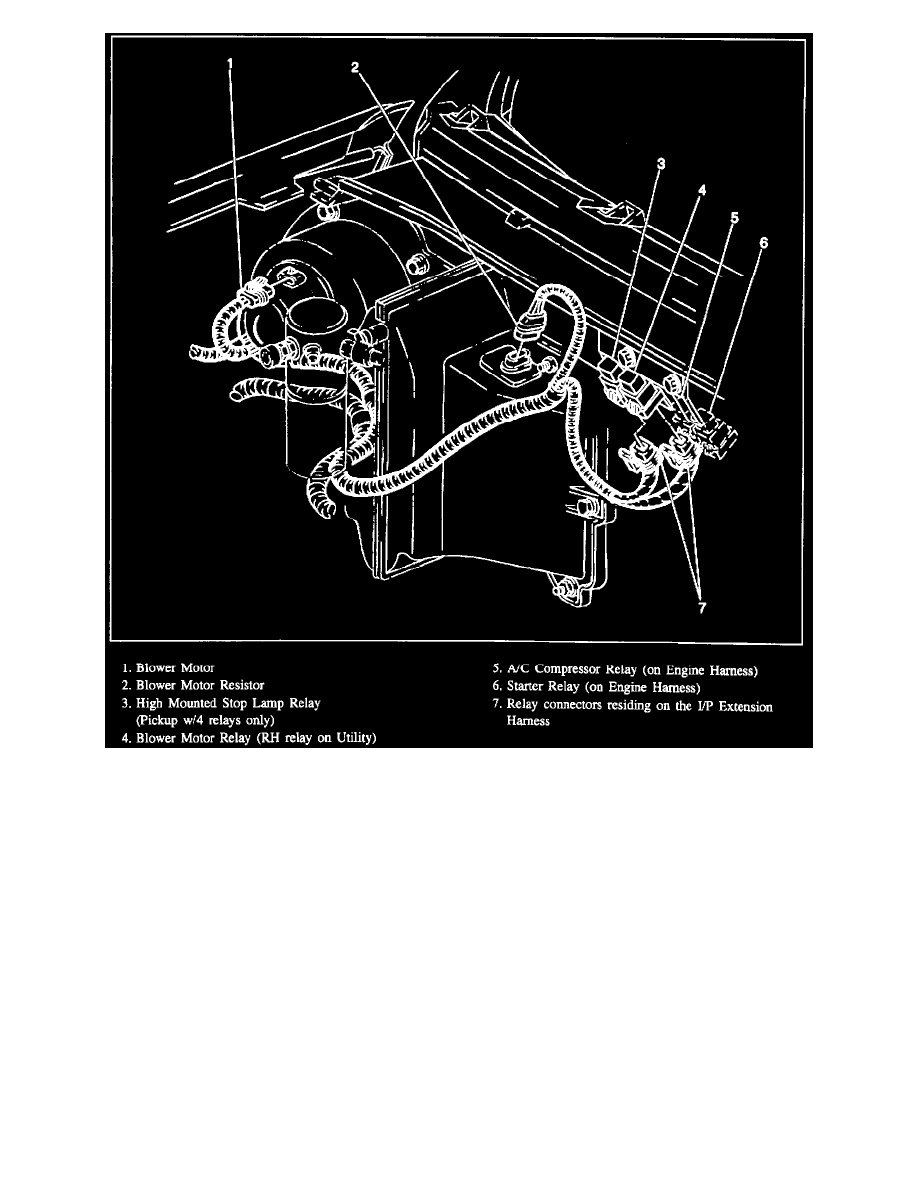 Oldsmobile Workshop Manuals > Bravada V6-4.3L VIN W (1997) > Heating