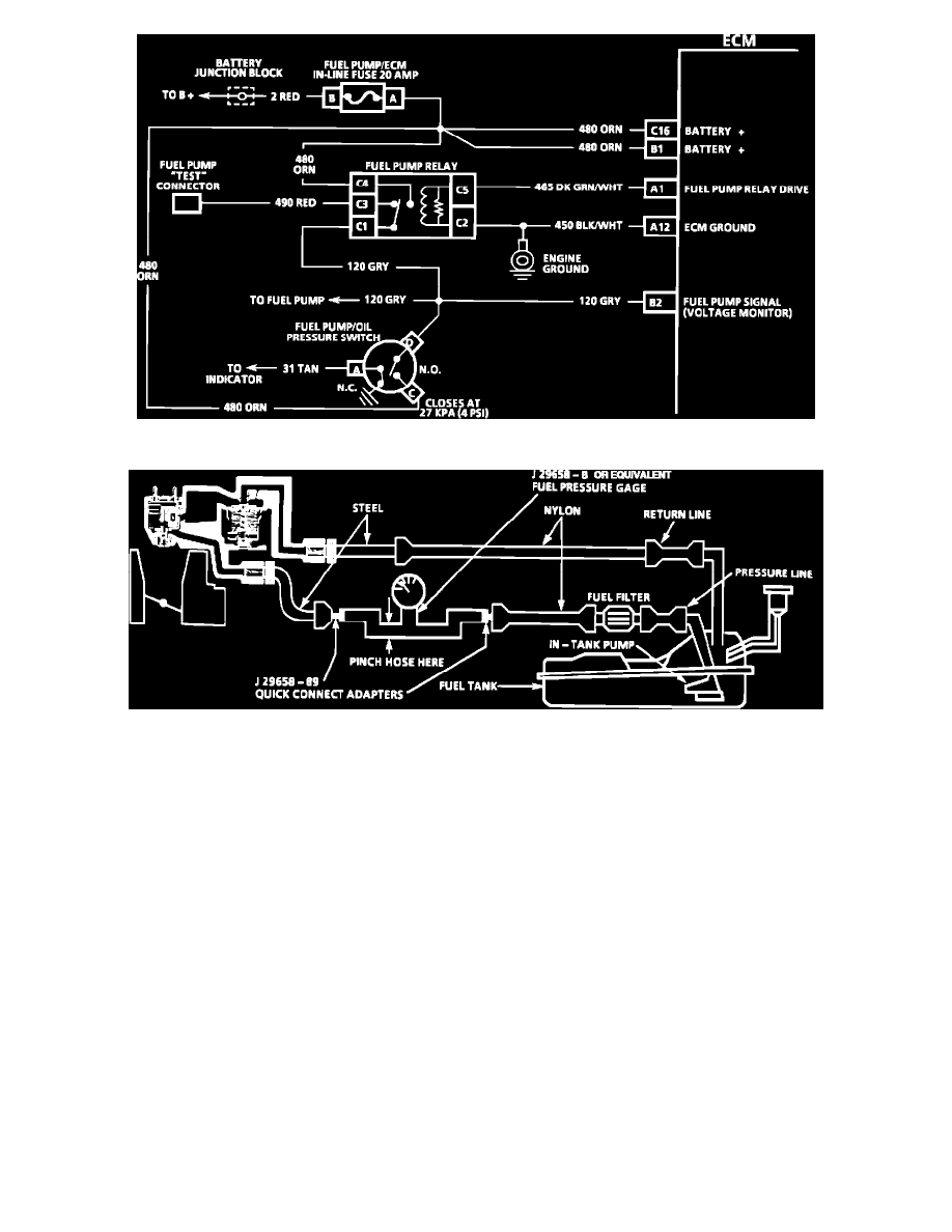 Maintenance > Tune-up and Engine Performance Checks > Fuel Pressure > System Information > System Diagnosis > 1 of 3 > Page 787