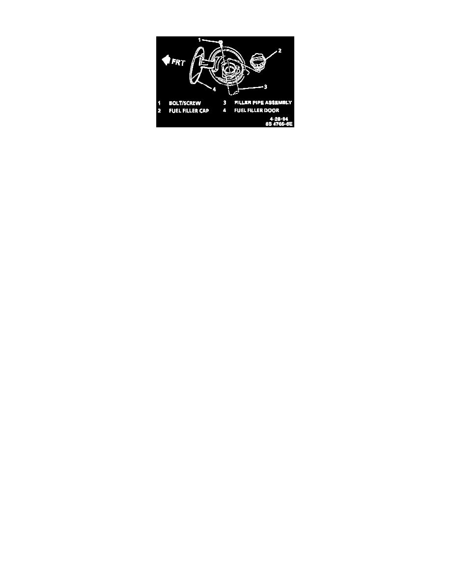 Oldsmobile Workshop Manuals Cutlass Ciera L4 2 2L VIN 4 1995 Powertrain Management Fuel 
