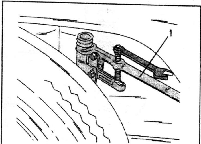 Removal of a track rod ball joint