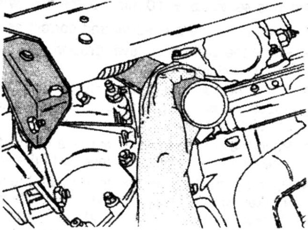 Removal of the fuel filler tube